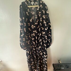 a new day Black Floral Dress